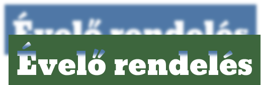 Évelő-rendelés gomb